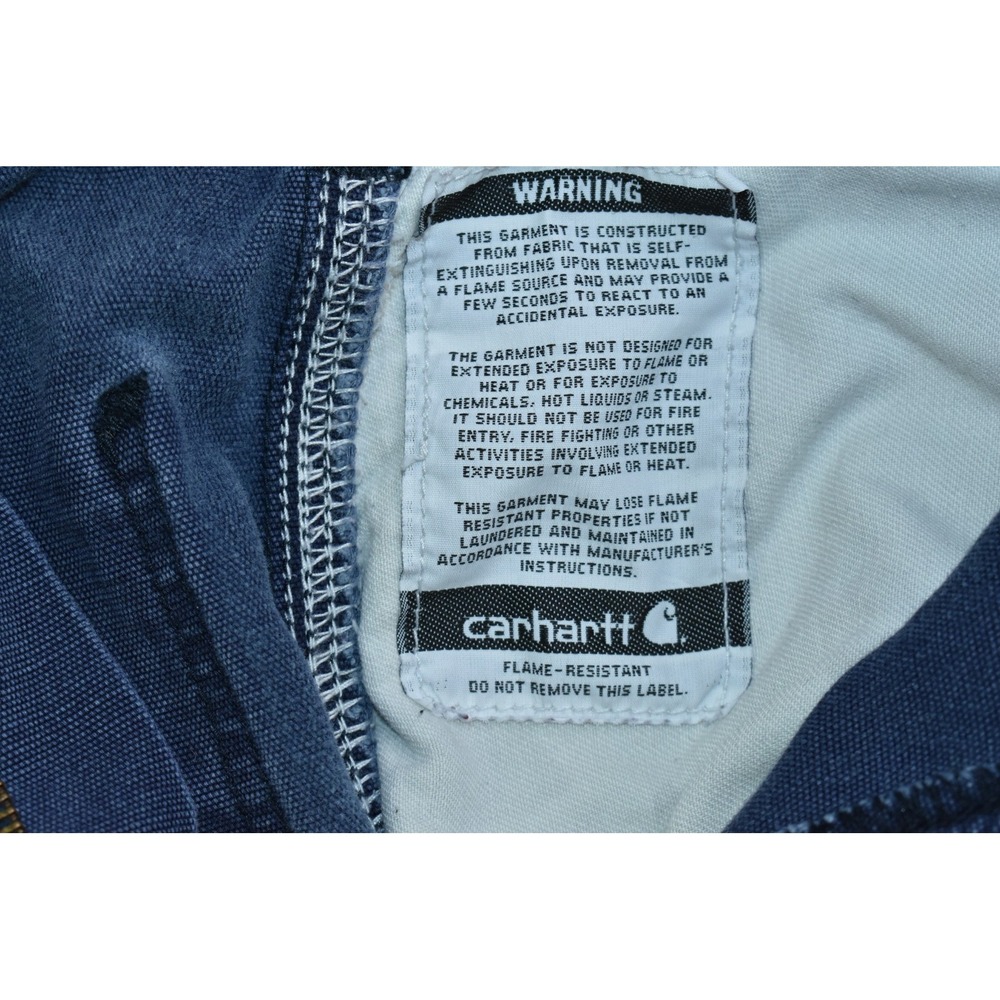 Carhartt FR Canvas Cargo Men Pants 40x30 Flame Resistant Cat2 Dungaree -Flaws- - Picture 6 of 16